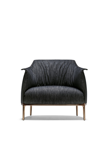 Кресло Poltrona Frau Archibald Denim Edition