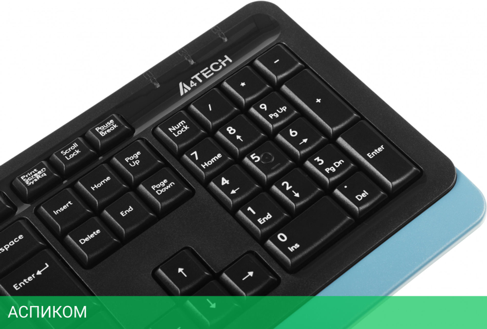 Набор периферии A4Tech Fstyler FG1035 Navy Blue черный/синий