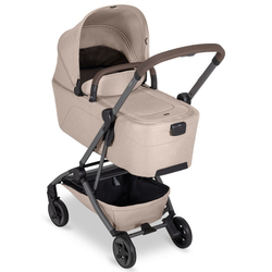 Коляска 2 в 1 Joolz Aer 2 с бампером Sandy Taupe/Mid Brown Carbon