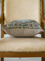 Декоративный гобеленовый чехол для интерьерной подушки Ковровый узор 38*38