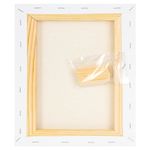 Холст на подрамнике BRAUBERG ART DEBUT, 25х30см, 280 г/м2, грунт, 100% хлопок, мелкое зерно, 191642