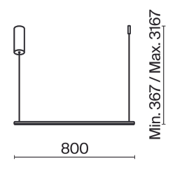 Подвесной светильник Maytoni MOD246PL-L16BK