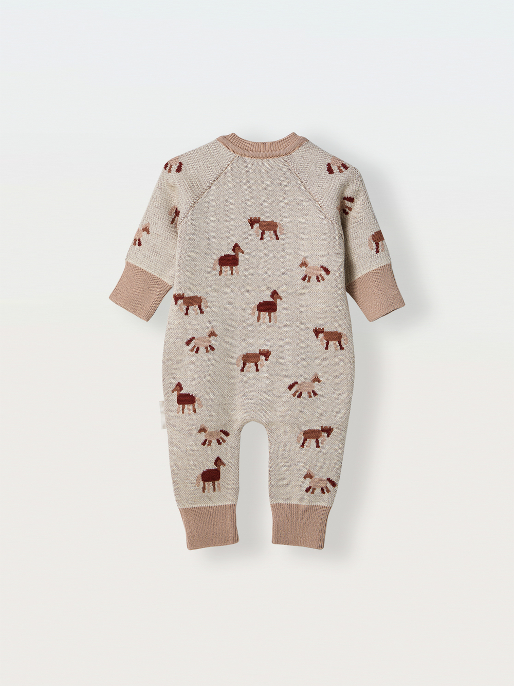 7055-325 Комбинезон вязаный (лошадки)