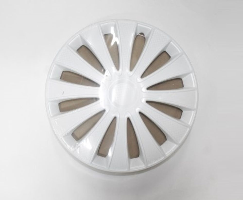 Колпак колеса R15 GMK белый (в мешке 5 упак) (STAR)