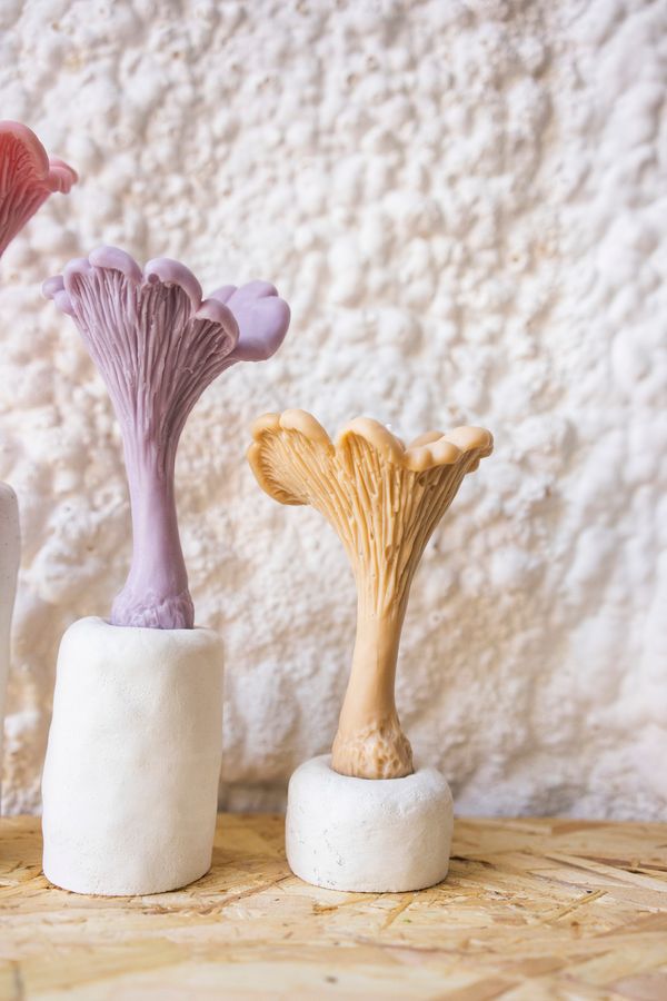 Свеча Гриб Лисичка Охра (Дымчатый уд) - фото 2