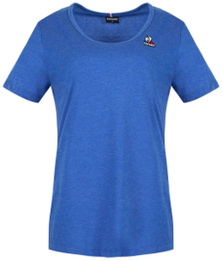 Женская теннисная футболка Le Coq Sportif SAISON Tee SS No.1 W - Blue