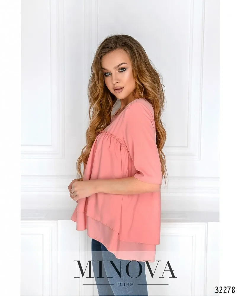 Блуза 1032-пудра Minova