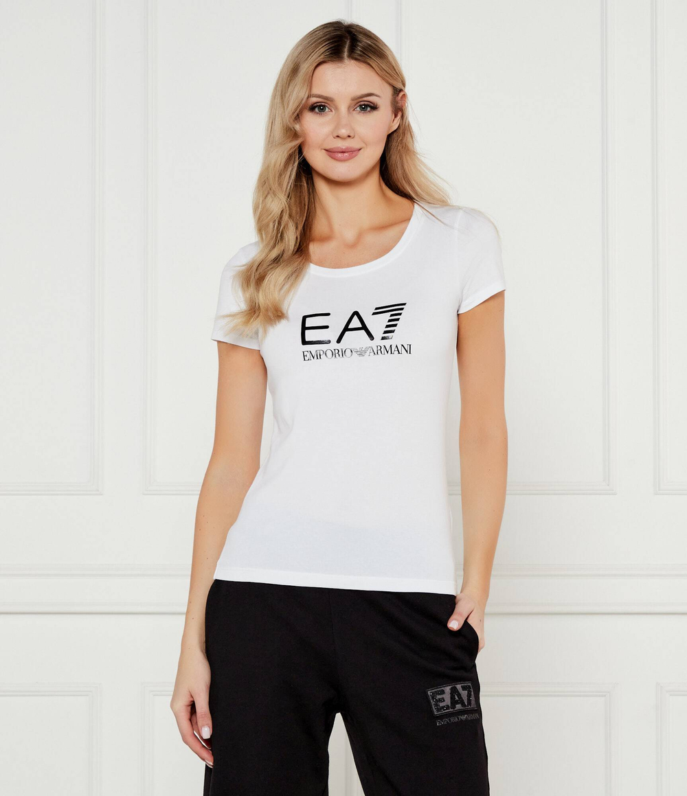 футболка EA7 - белый(8NTT63 TJ12Z)