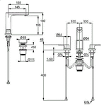 Смеситель для раковины Kludi Zenta SL 483930565 хром