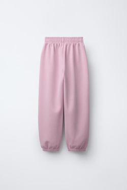 ZARA БРЮКИ-ДЖОГГЕРЫ ИЗ МОДАЛА, РОЗОВЫЙ