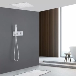 Душевая система ABBER Daheim AF8255W белая матовая