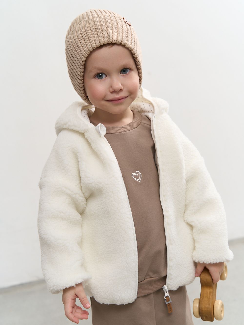 Куртка меховая "Молоко" 0+