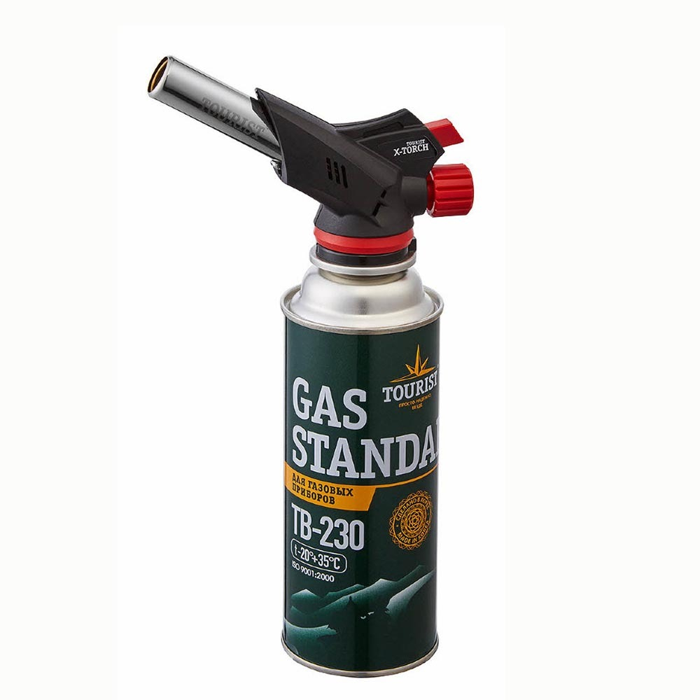 Резак газовый X-TORCH (TT-500) с пьезоподжигом и системой подогрева газа, «Tourist»