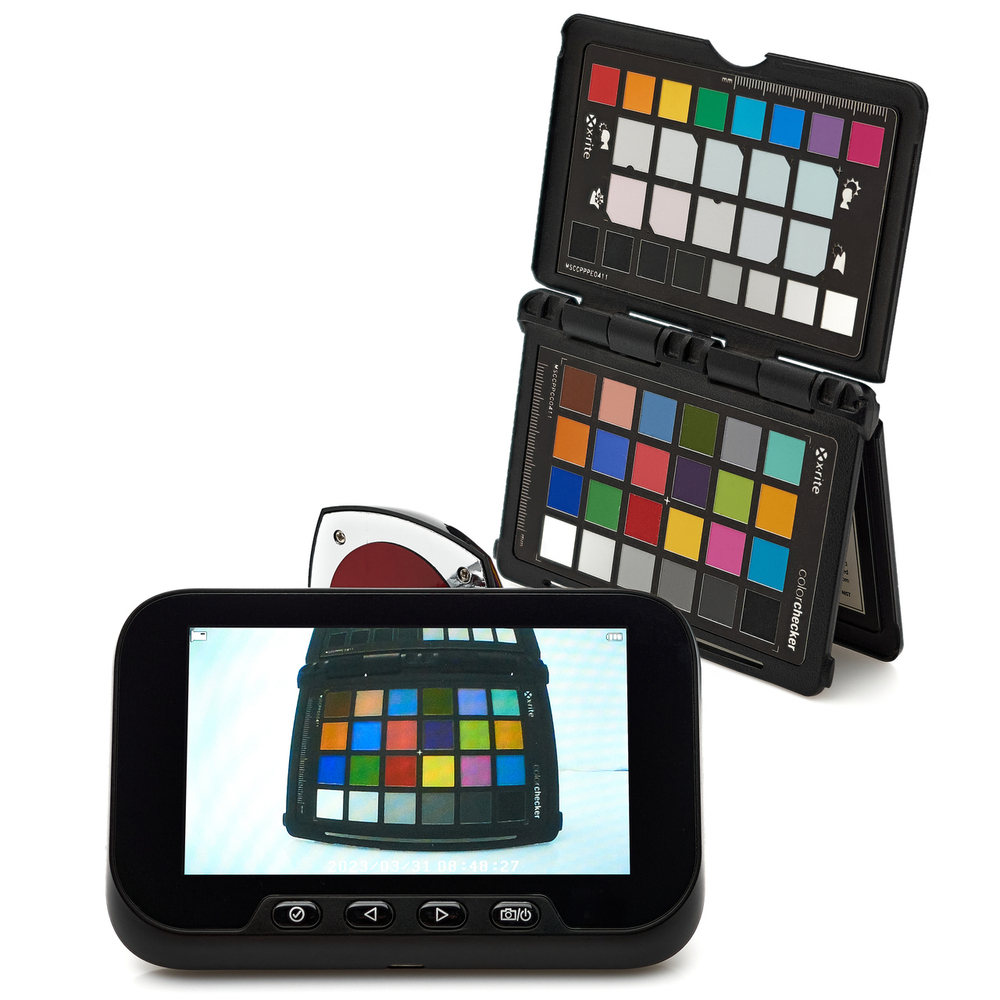 Видеоглазок для входной двери Dewang B43 с датчиком движения и записью на карту памяти