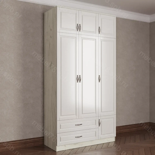 Шкаф распашной с антресолью 3/5 (мадес)