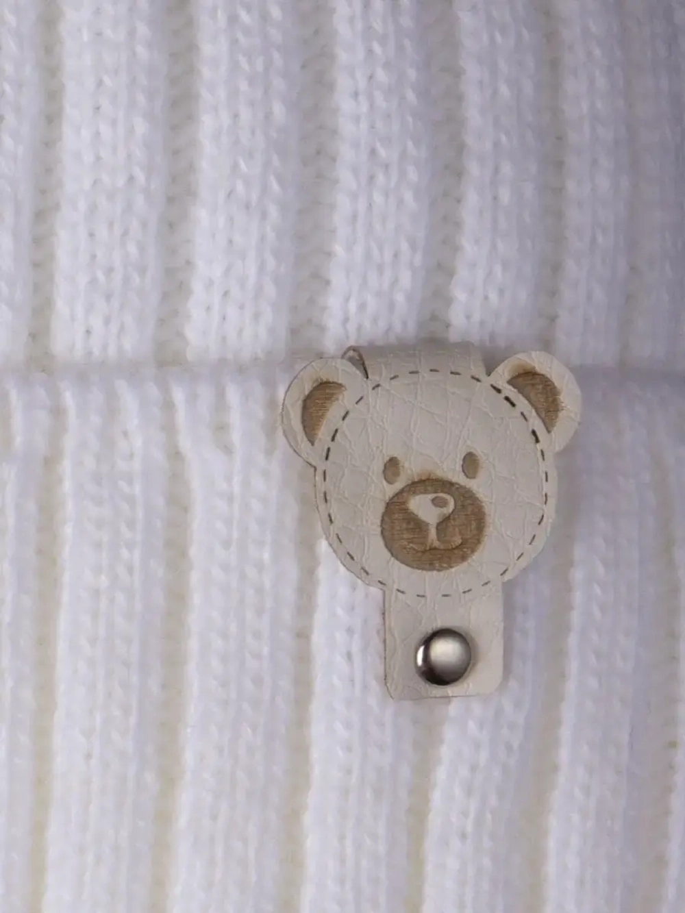 Шапка детская зимняя вязаная и снуд