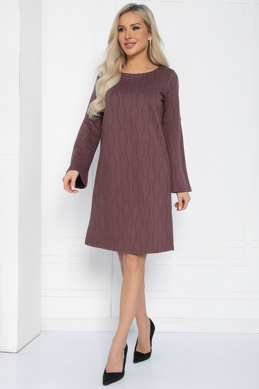 Платье Кейси (баклажан) П12572-10 LT Collection