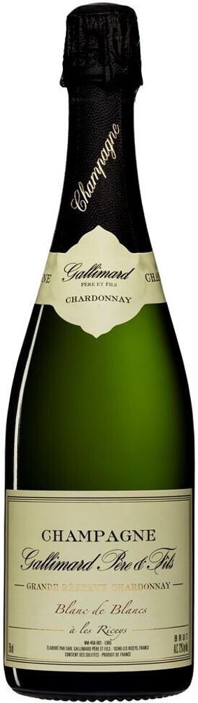 Шампанское Gallimard Cuvee Reserve Chardonnay, 0,75 л.