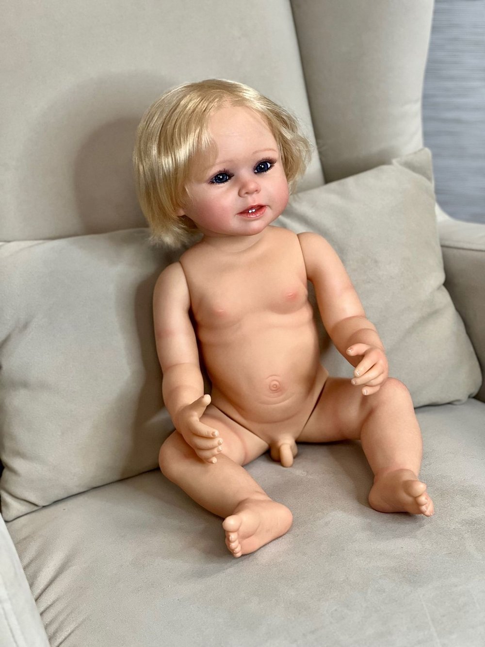 Кукла Реборн виниловая 55см в пакете (FA-020FV)