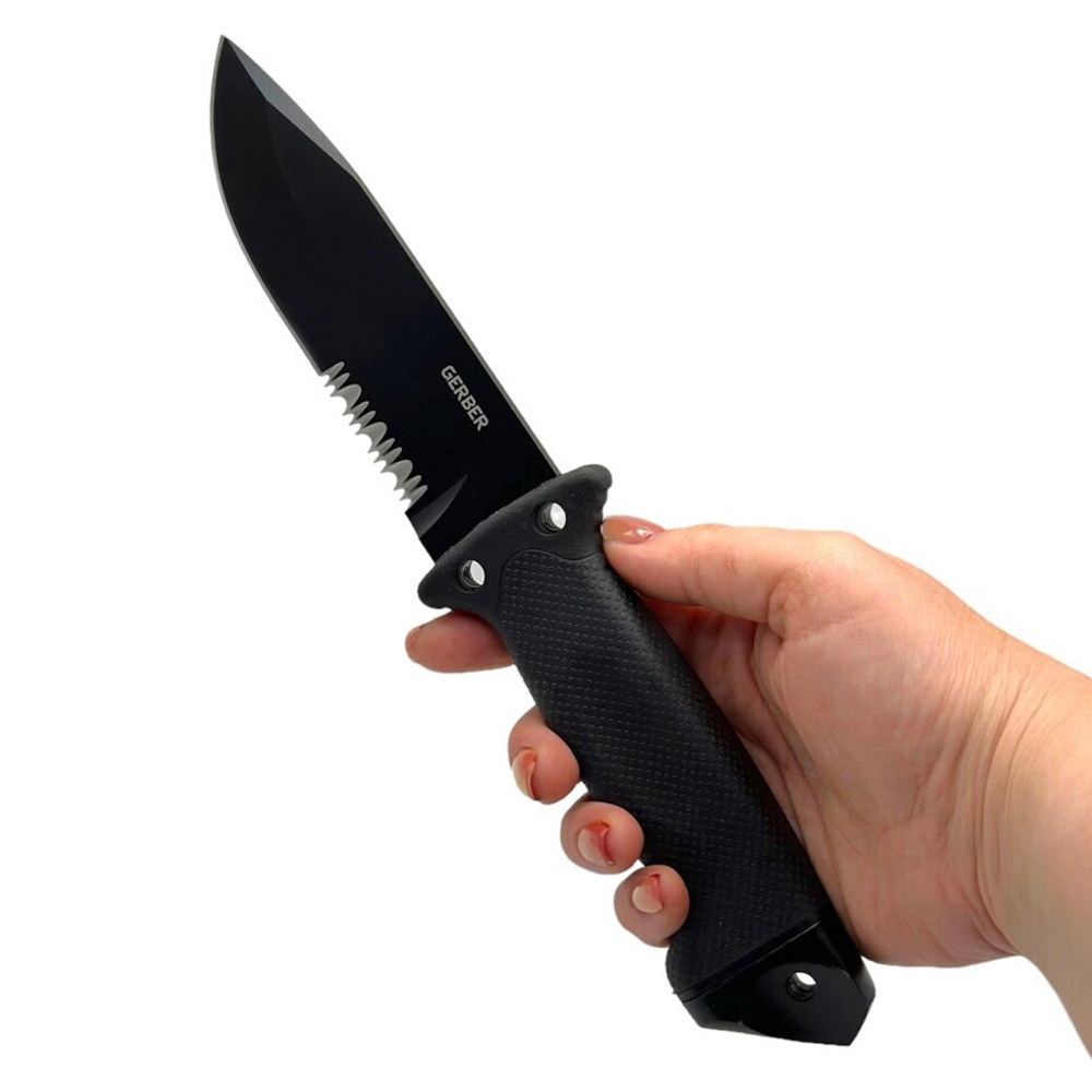 Тактический нож Gerber LMF II Infantry с серрейтором (Черный)