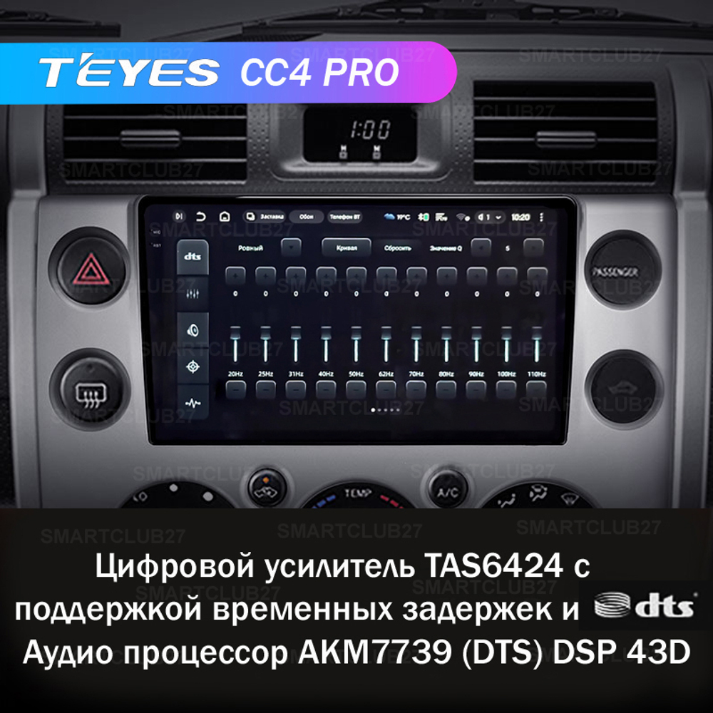 Teyes CC4 Pro 9" для Toyota FJ Cruiser 2006-2020