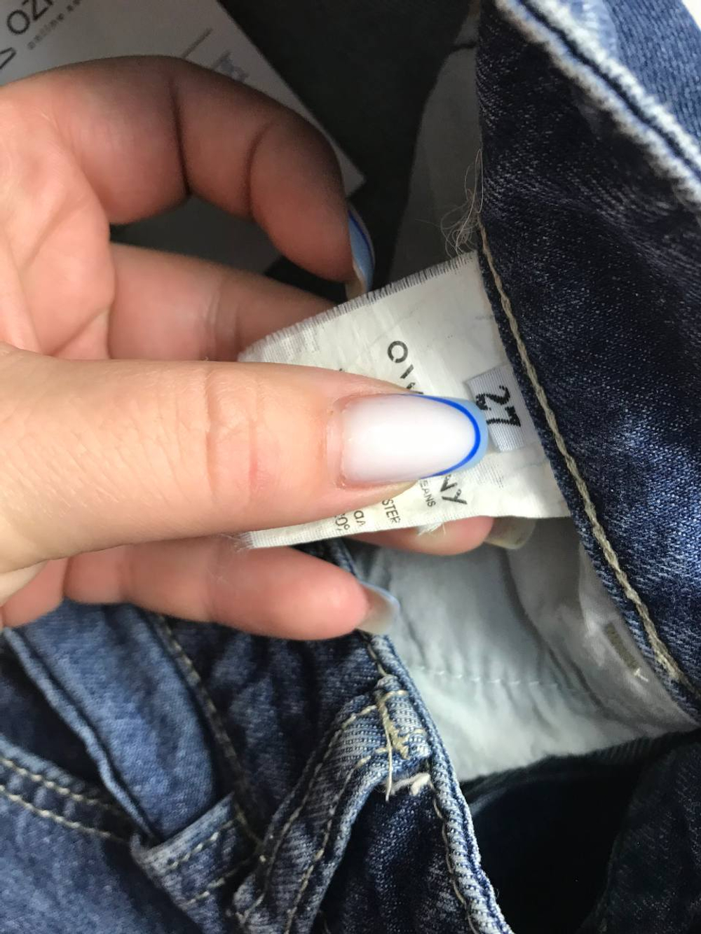 Джинсы Qwentiny для модного образа, маркировка 27, визуально на 46 размер