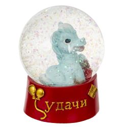 GAEM Фигурка декор в стекл шаре "Лошадка", L6 W6 H8 см, 2в.