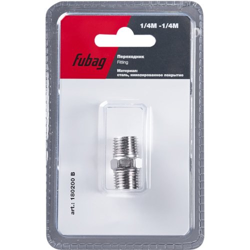 Разъемное соединение Fubag переходник 1/4"M на 1/4"М   (180200 B)