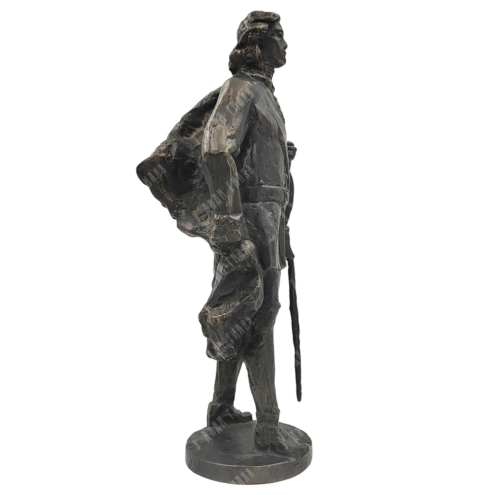 Динес Ю. С. Петр молодой. Бронза, литьё. 2001 г.