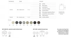 Compact Laminate для подстолья Nemo, Domino, Tiffany, Cross