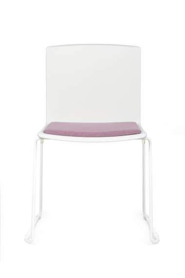 Кресло Simple X-19 Белый/Розовый