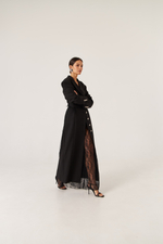 Платье-пиджак макси