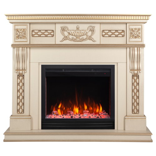 Каминокомплект Real Flame Corsica Lux 25,5/26 WT с очагом Saphir 25,5