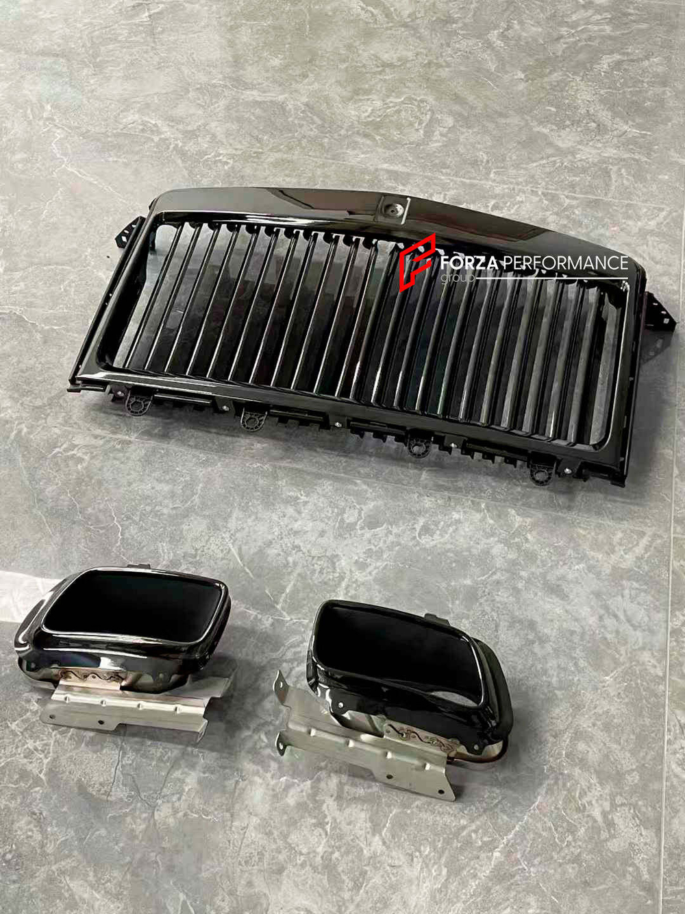 Обвес переделка в стиле BLACK BADGE для ROLLS ROYCE CULLINAN 2018 - 2024 Ролс Ройс Куллинан