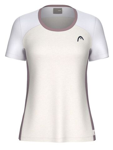 Женская теннисная футболка Head Play Tech - creamy