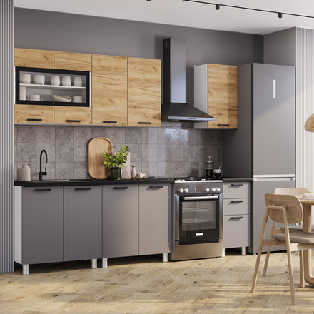 Кухня Крафт 2,0 м тип 2