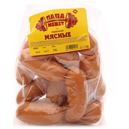 Сардельки Мясные Папа Может вес (4894)