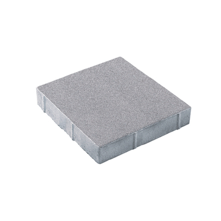 Тротуарная плитка КВАДРАТ 400х400 мм - Стандарт Серый