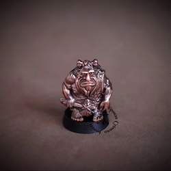 Темлячная бусина "Неандерталец" для ножей , бронза