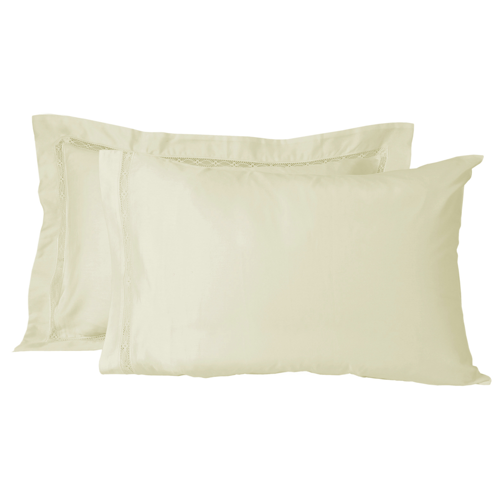 Постельное белье 2 спальное евро Casual Avenue Venice слоновая кость наволочки