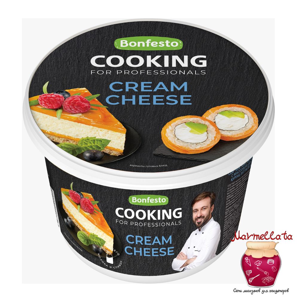 Сыр мягкий &quot;Кремчиз&quot; т.м. CooKing м.д.ж. 70%, 500 гр.