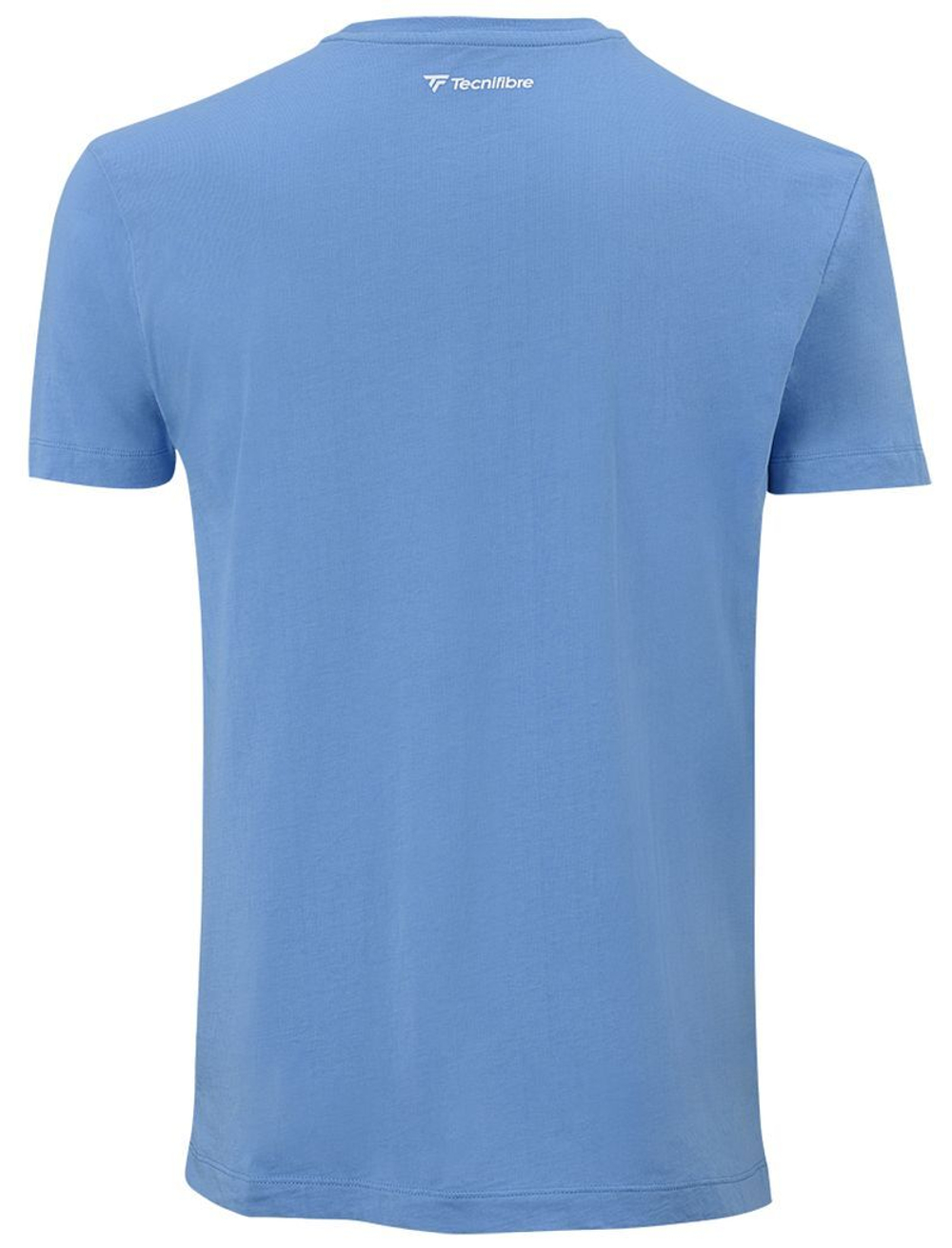 Детская теннисная футболка Tecnifibre Club Cotton Tee - azur