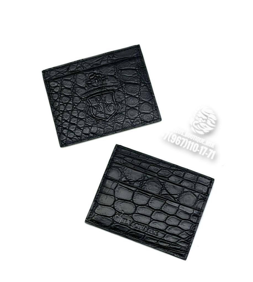 Картхолдер Billionaire из кожи крокодила