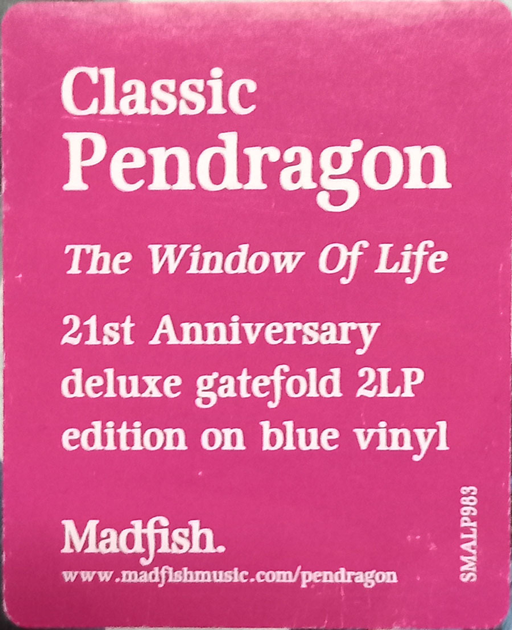 Pendragon / The Window Of Life (Coloured Vinyl)(2LP)