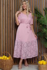 Платье Разбивая сердца (розовое) П13349-7М LT Collection