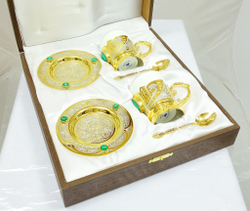 Кофейная пара "Малахит"