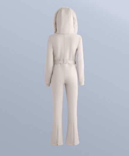 Oysho Водостойкий облегающий эластичный комбинезон SKI, норка