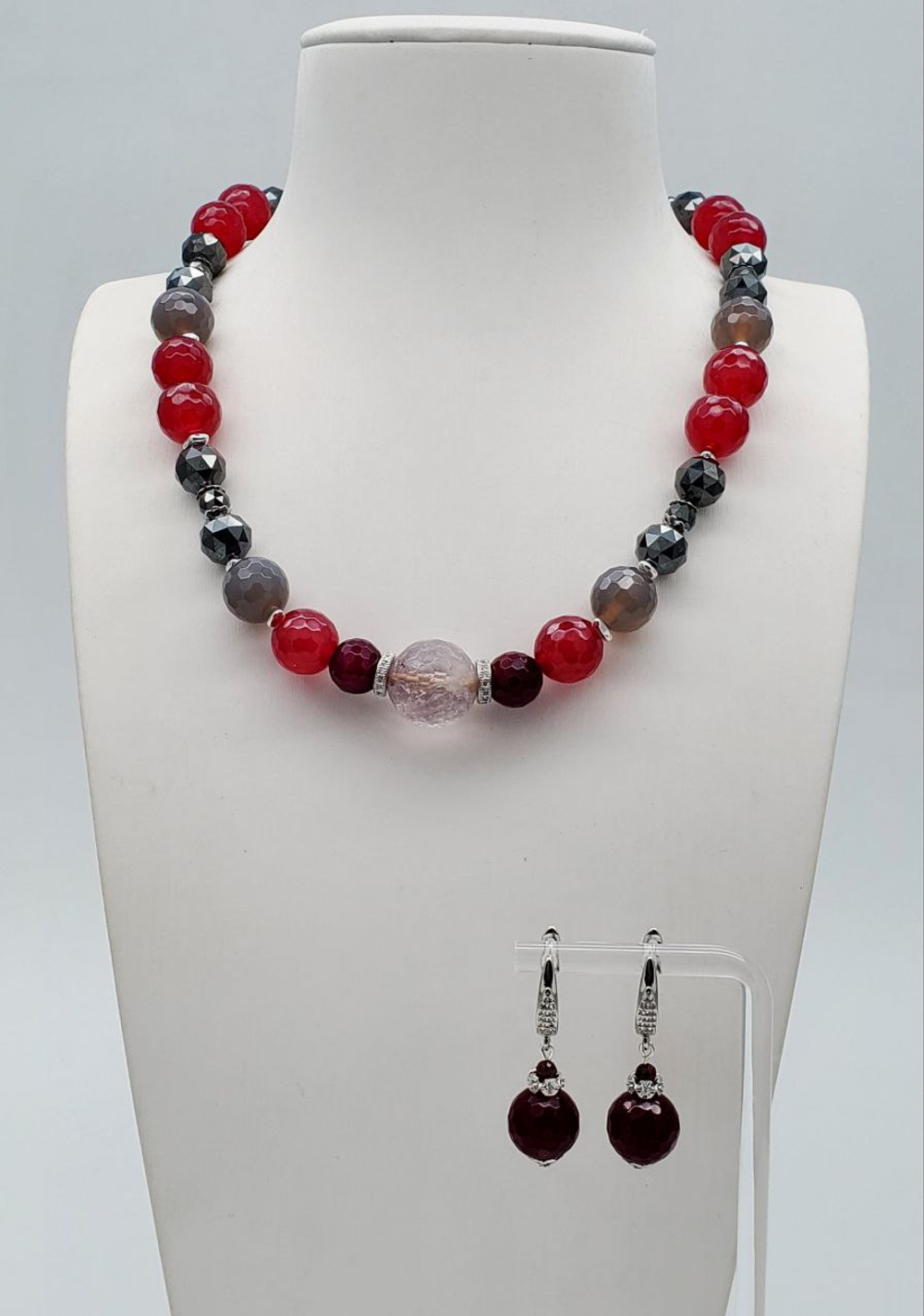 91001490 Колье Роман с камнем - Кальяри