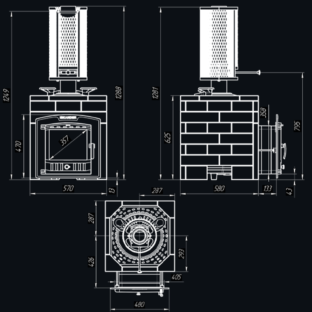 Комплект Искандер 18 (П2) Оптима 680/40 Талькохлорит