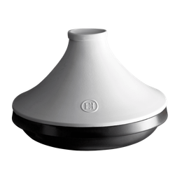 Тажин Emile Henry Delight Slate White, 27.5 см